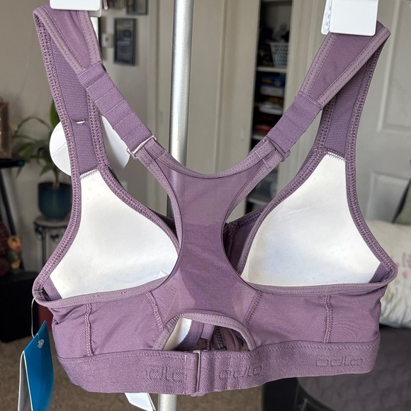 Odlo Purple High Support Sports Bra 32 B - Picture 8 of 10